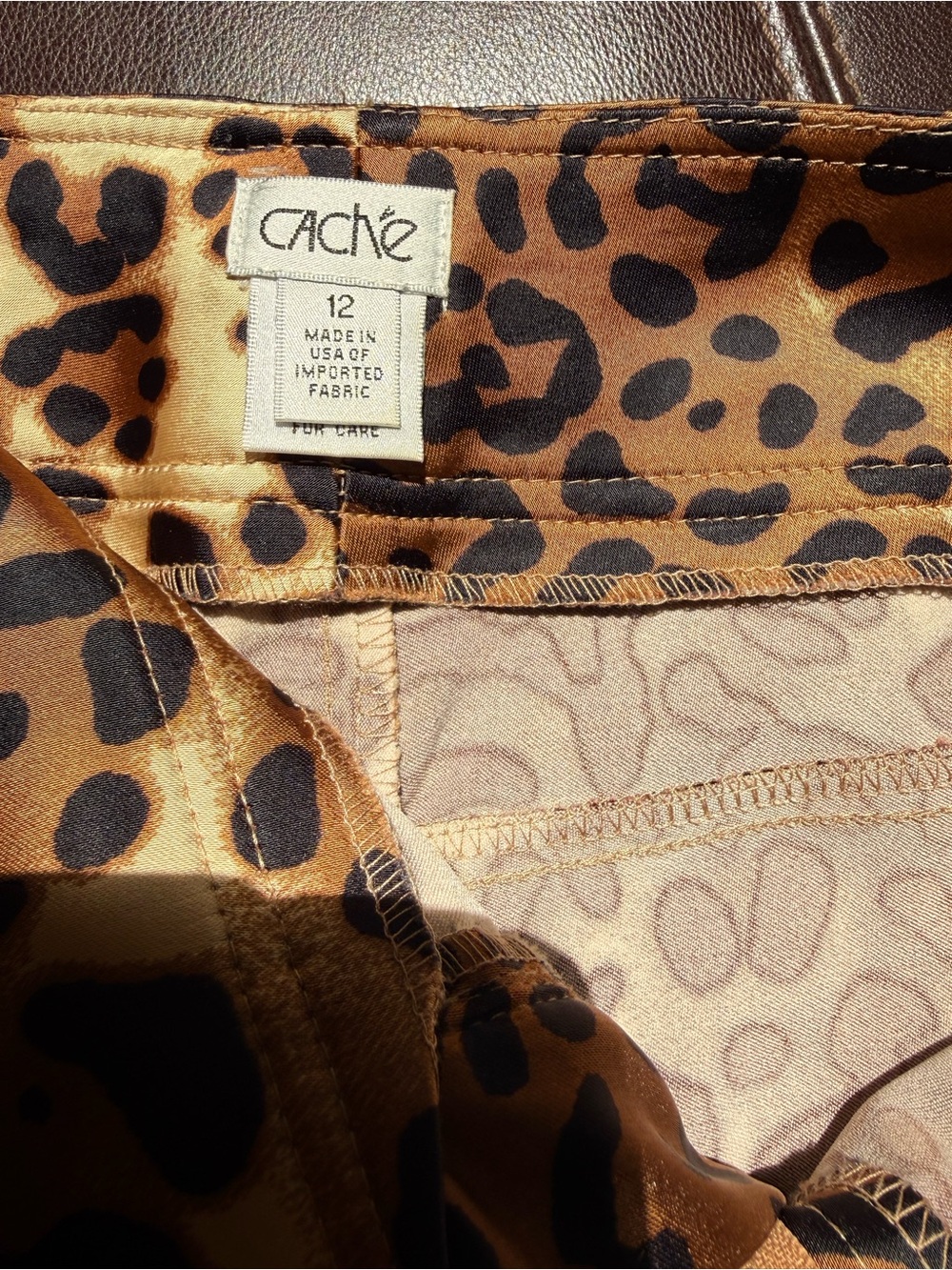 Cache Leopard pants - Picture 2 of 4